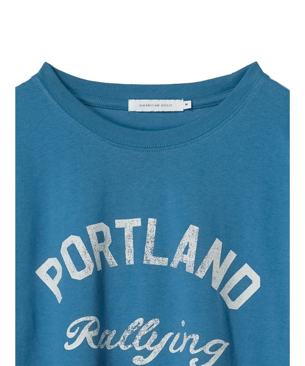 AMERICAN HOLIC ＰＯＲＴＬＡＮＤロゴカットプルオーバー 
