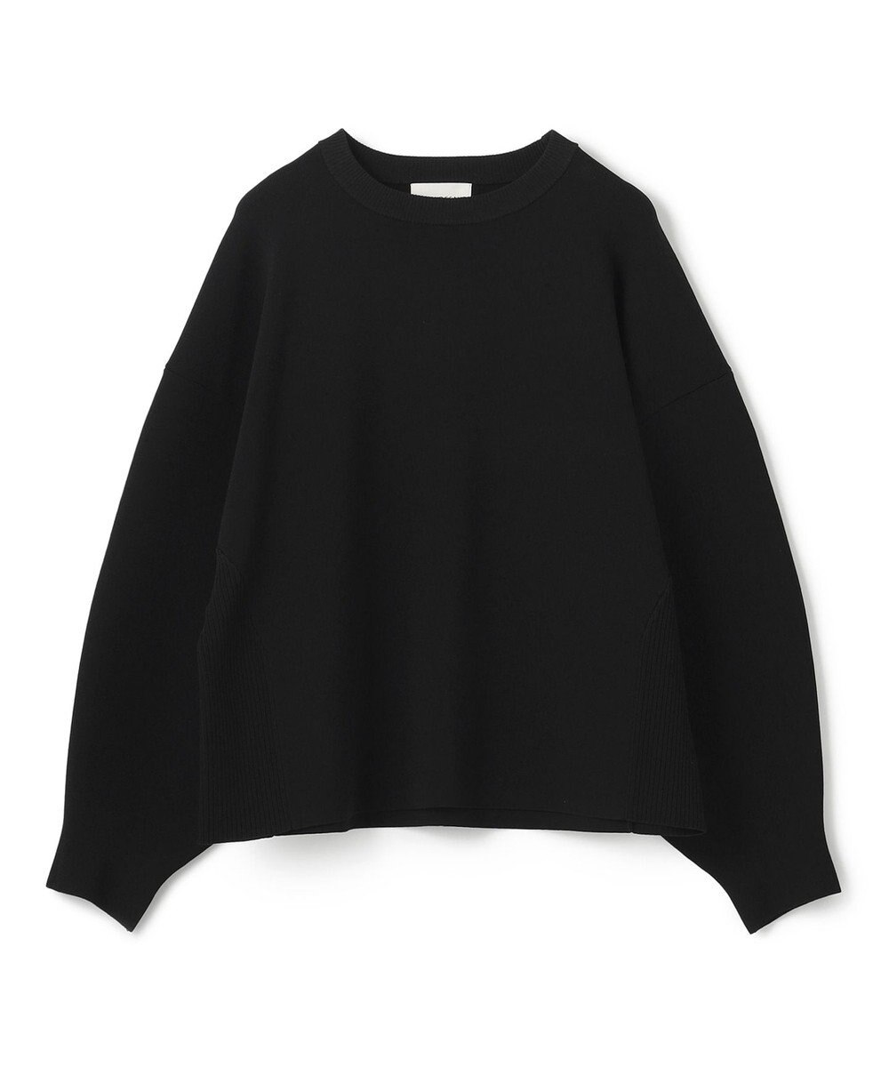 uncrave 【洗える】スムースニット スウェット風プルオーバー（uncrave WHITE） 