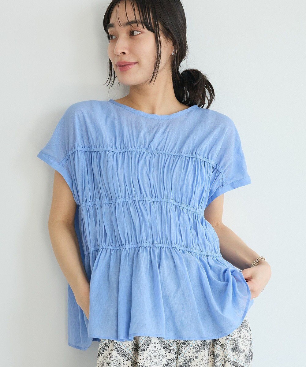 CRAFT STANDARD BOUTIQUE ヴィンテージボイルギャザーブラウス 