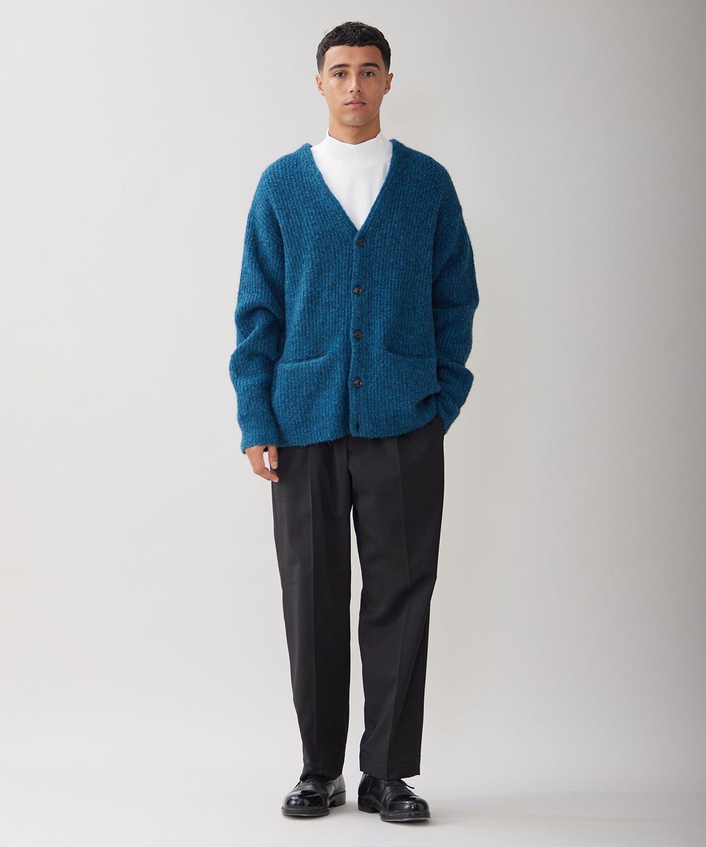 UNFILO MENS 【男女兼用】へアリー ニットカーディガン 