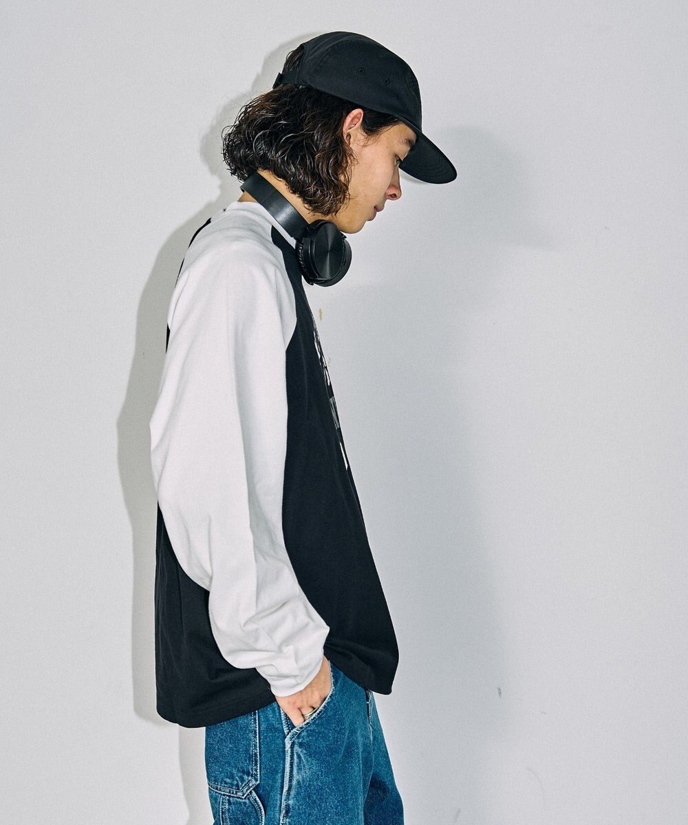 WEGO 【ユニセックス着用ITEM】ラグラングラフィックBIGロンT 