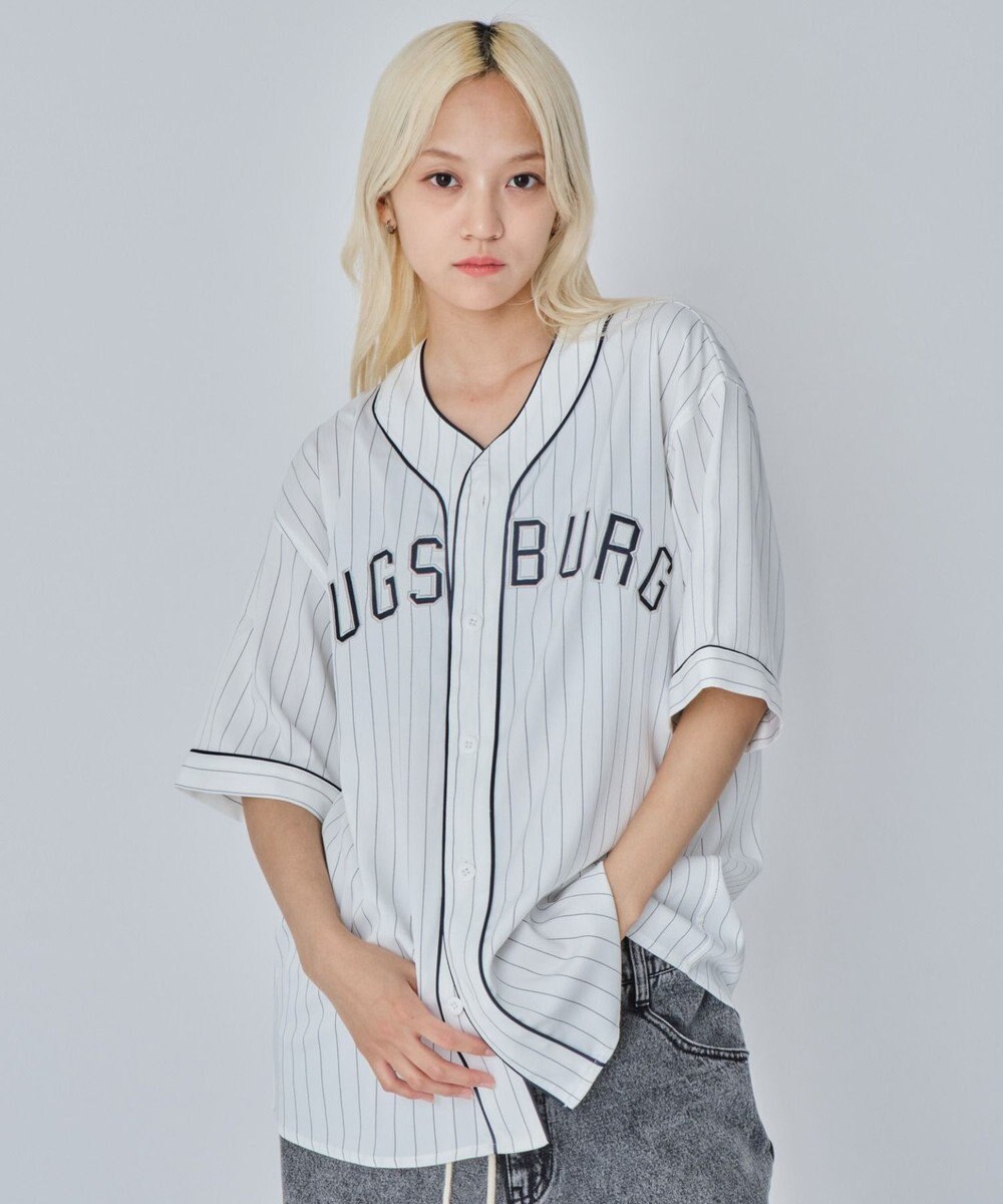 WEGO 【ユニセックス着用ITEM/MLサイズ展開】ベースボールシャツ（SS） 