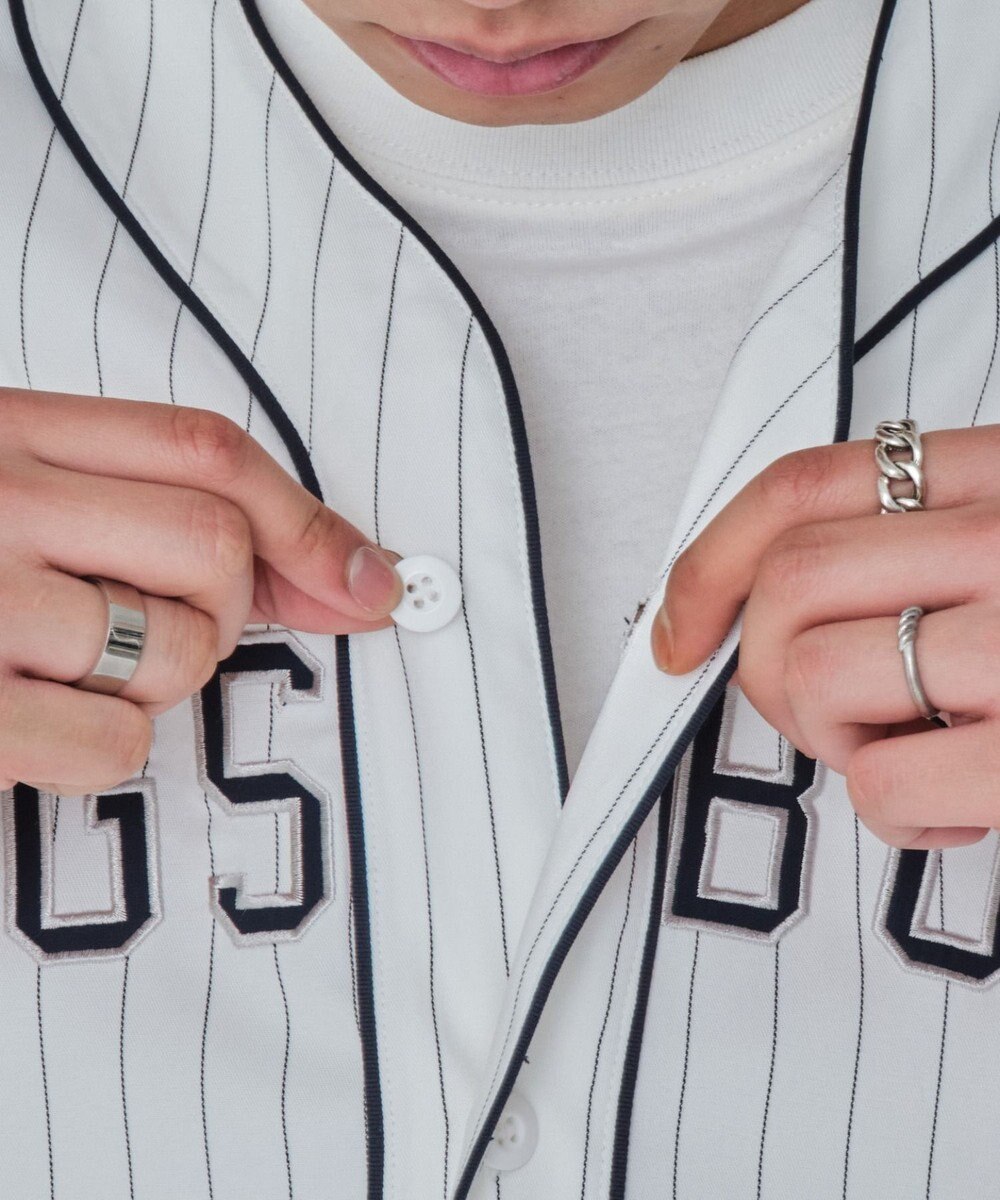 WEGO 【ユニセックス着用ITEM/MLサイズ展開】ベースボールシャツ（SS） 