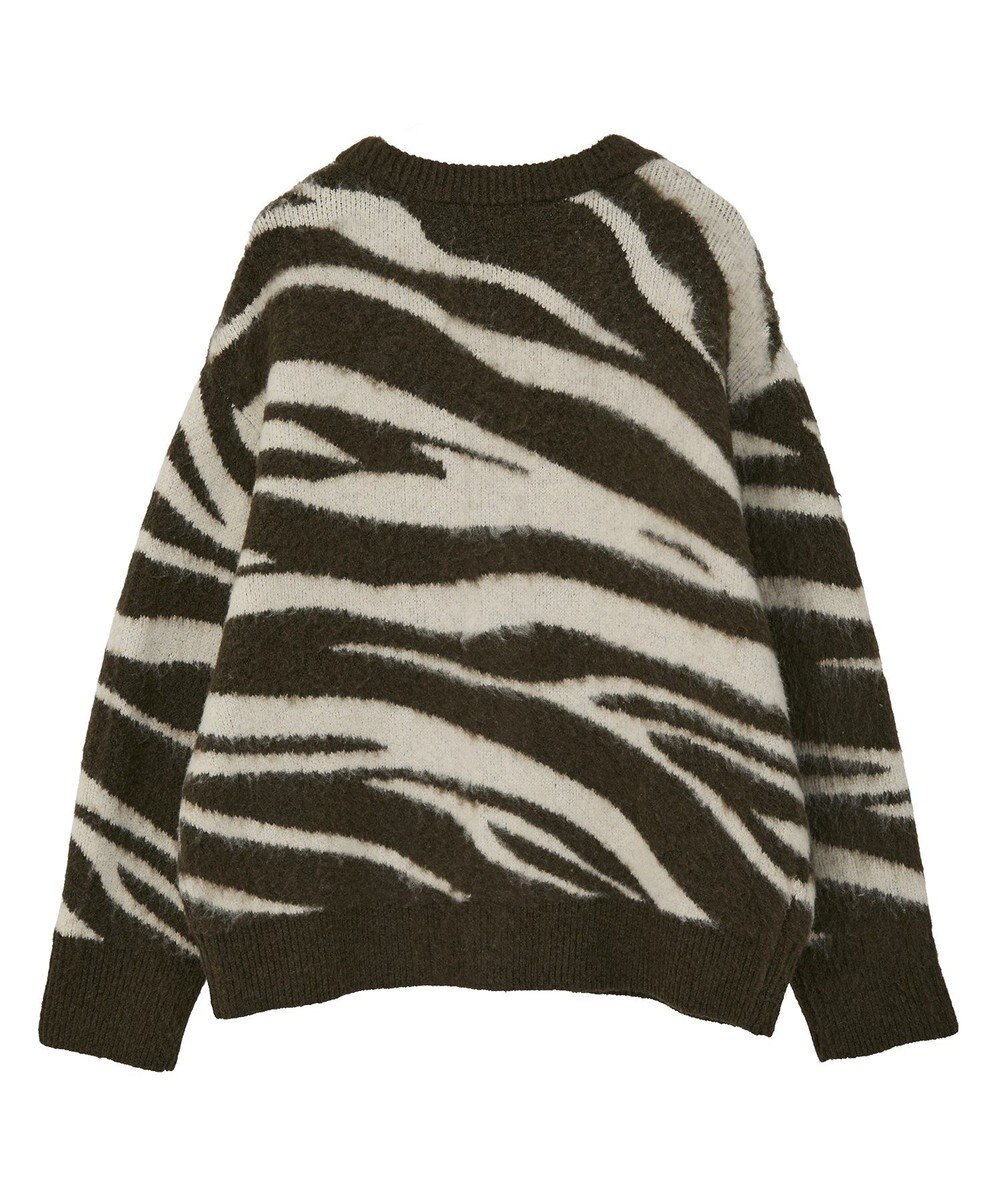 CRAFT STANDARD BOUTIQUE アニマルジャカードニットカーディガン 