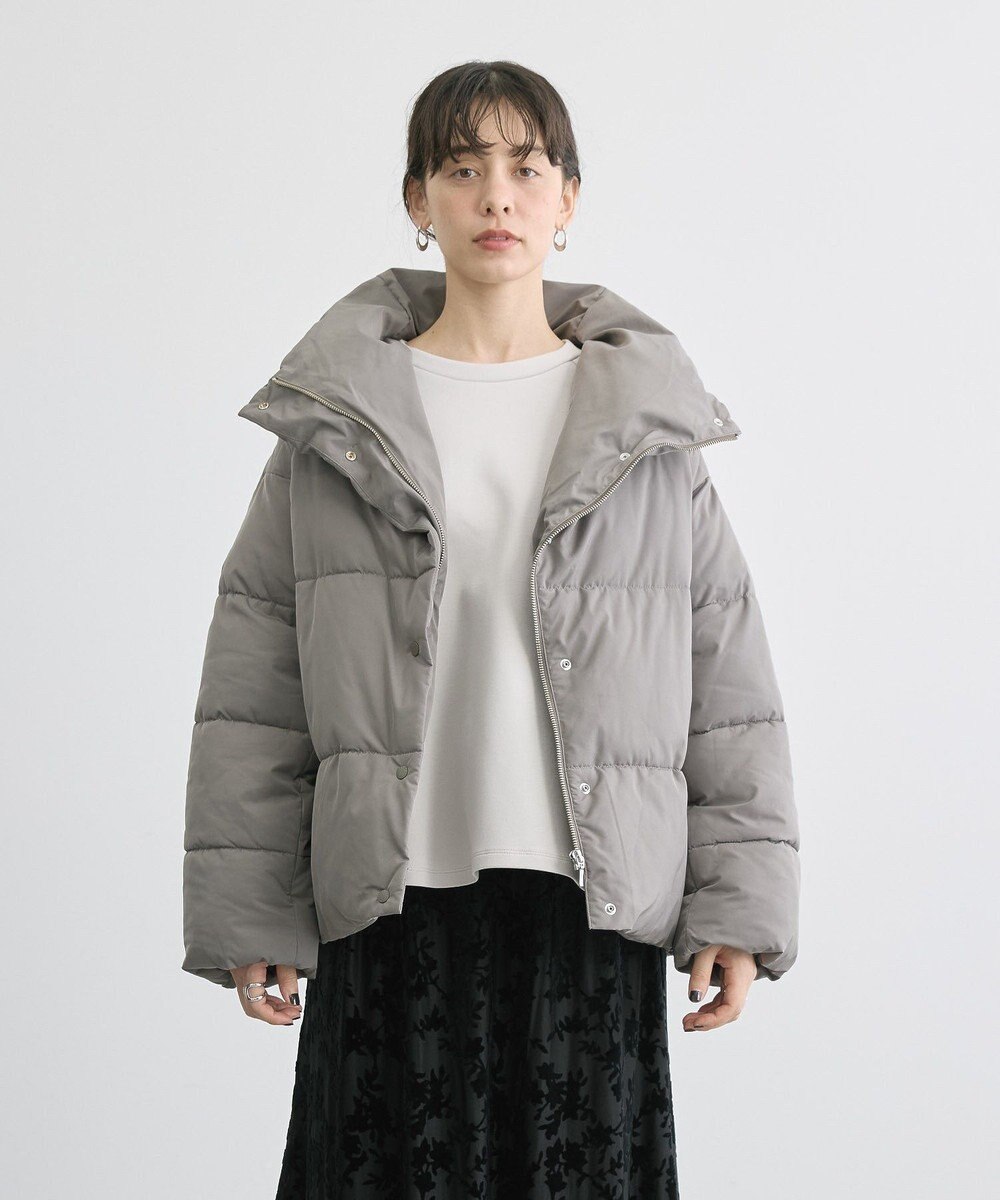 AMERICAN HOLIC リサイクル軽ポカ撥水加工スタンドショートコート 