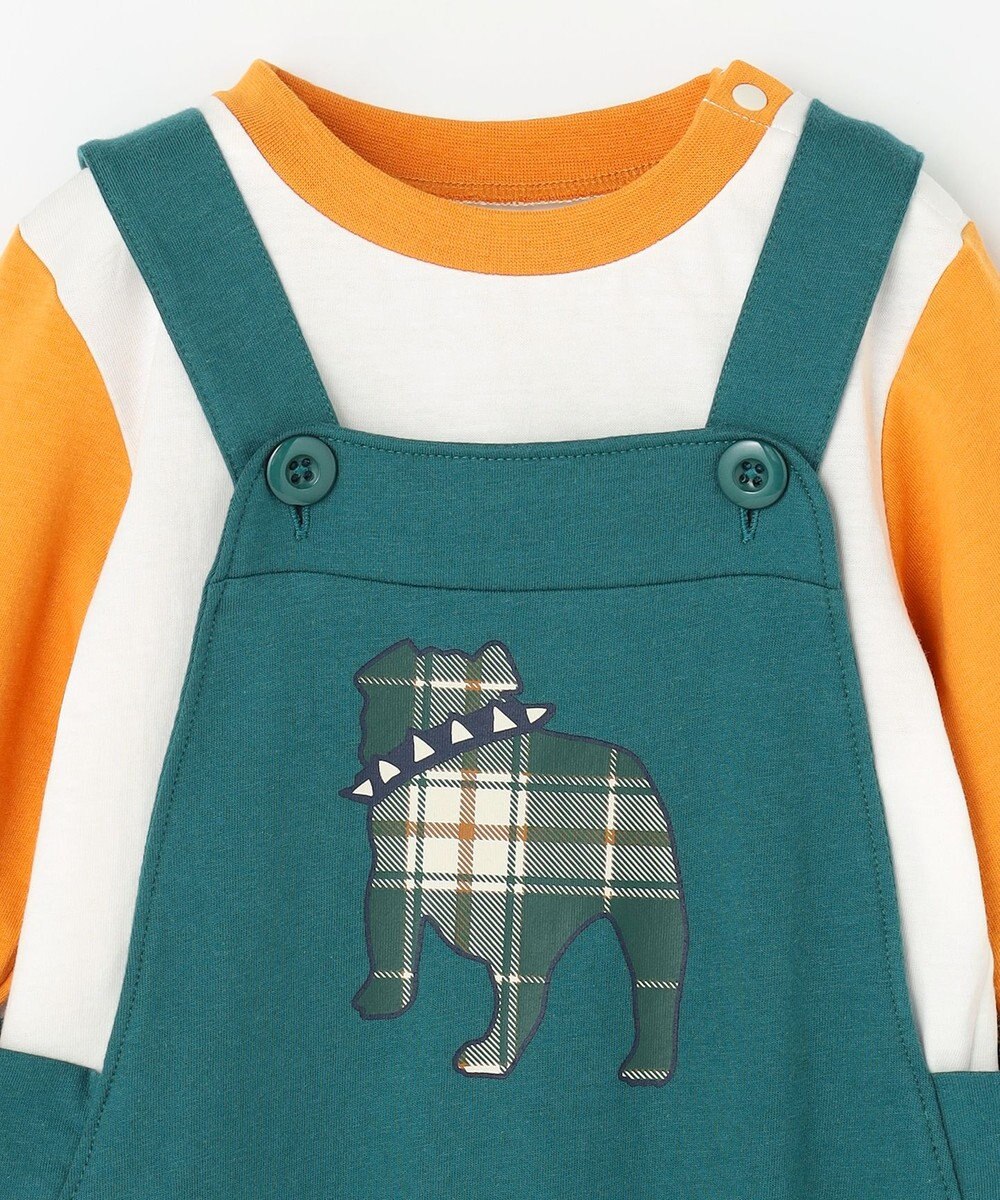 J.PRESS KIDS 【BOX付き】【80-90㎝】長袖Tシャツ&オーバーオール セット 