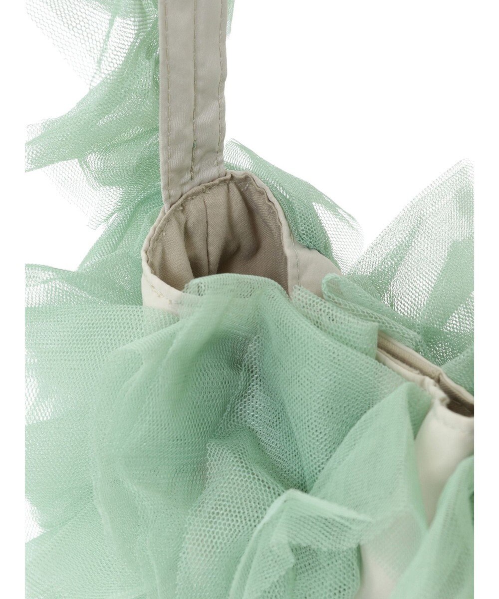 Green Parks ・ＱＵＯＮ　チュールフリルミニショルダー 