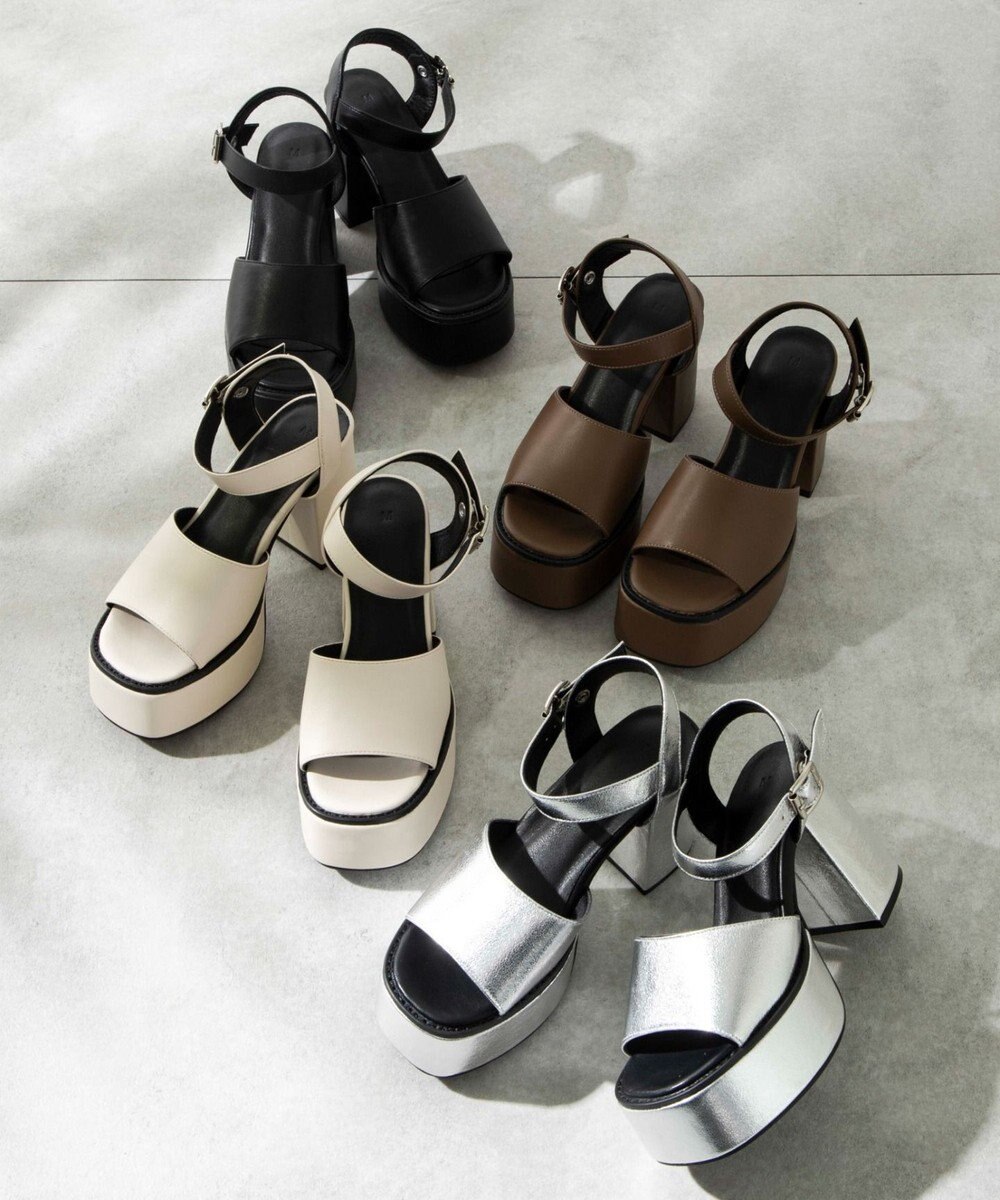 WEGO ストーム付きヒールサンダル 