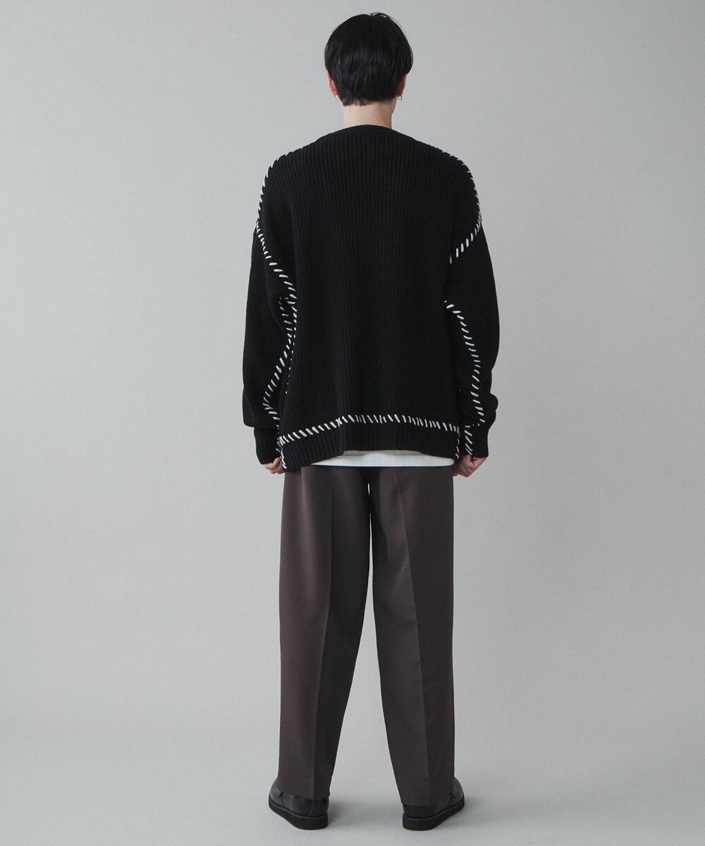 WEGO トロミ　ベルト付きワイドスラックス 