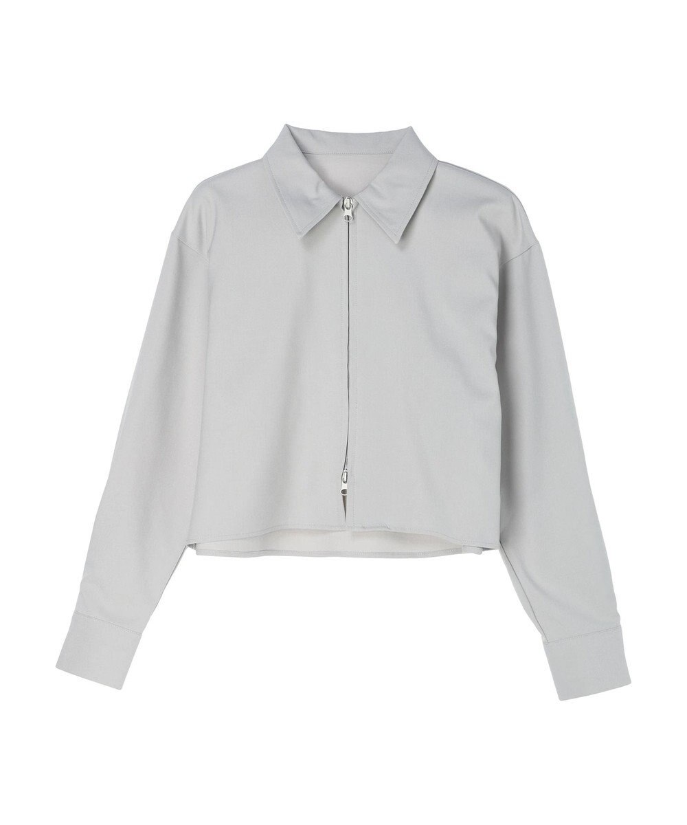 earth music&ecology ジップショートシャツ 