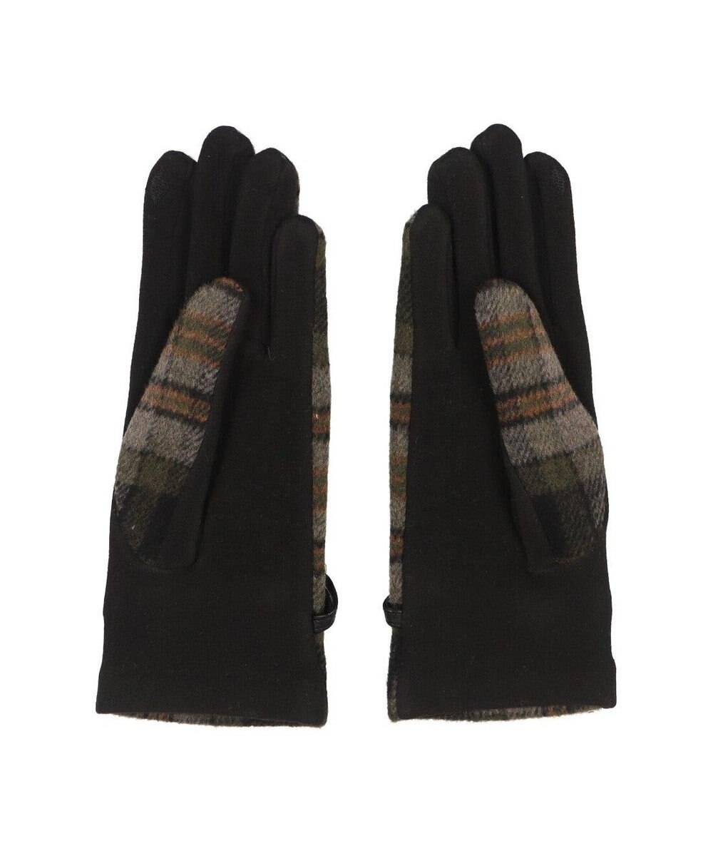 UNBILLION カシュネ cache nez / ビット金具付きチェック手袋 