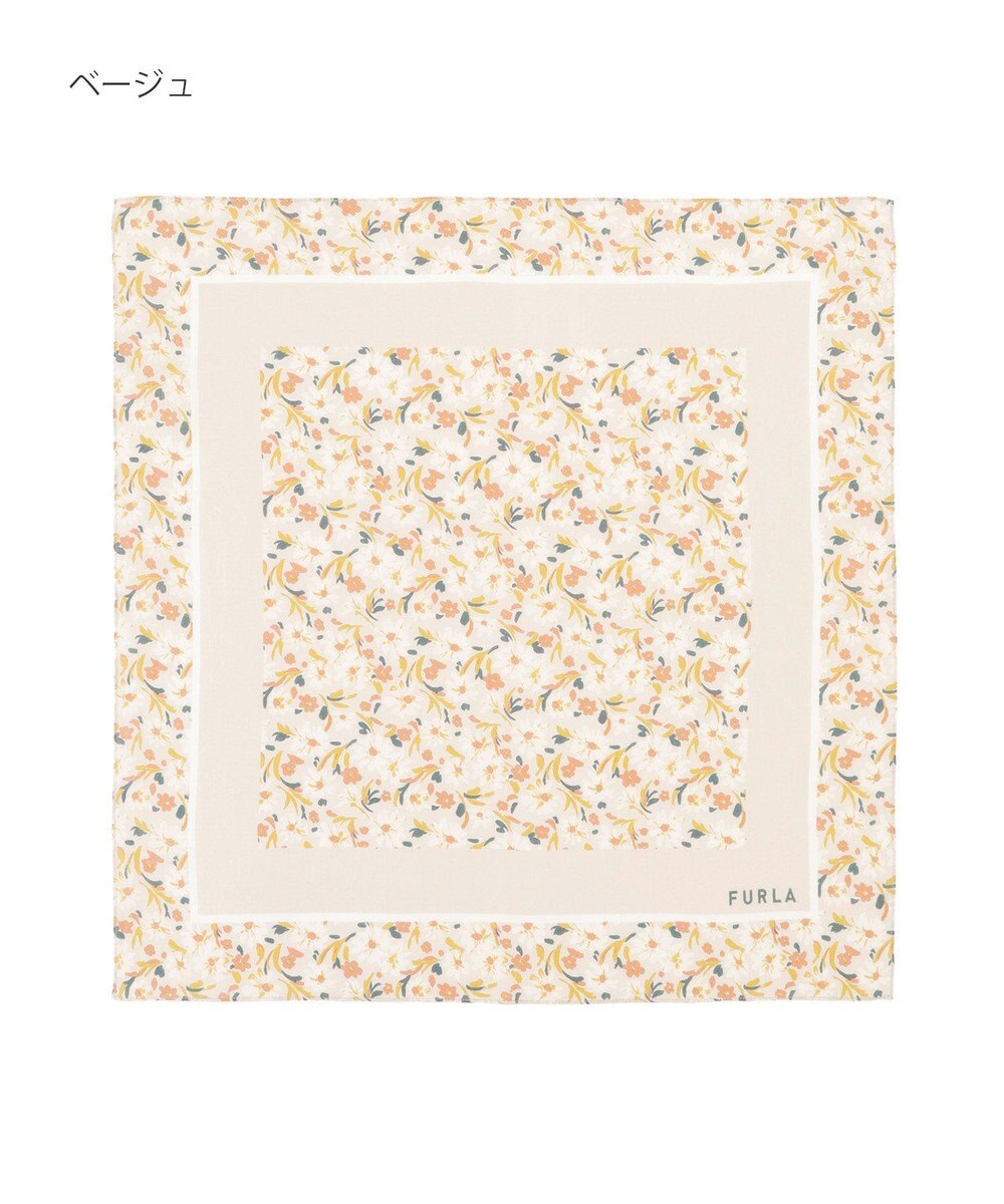 MOONBAT フルラ (FURLA) コットンプチスカーフ 50cm×50cm 