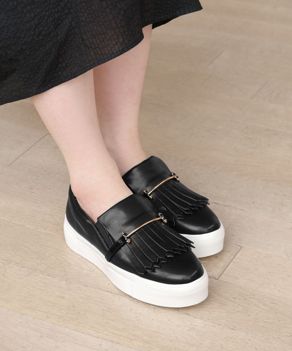 TOCCA 【晴雨兼用】FRINGE SLIPON RAIN SNEAKERS スニーカー 