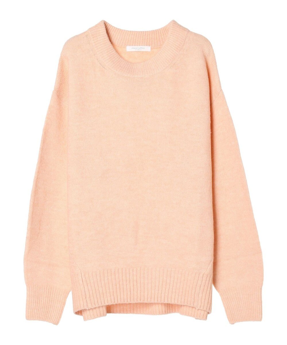 Green Parks ｆｕｗａっとメランジ前後差ニットプルオーバー 