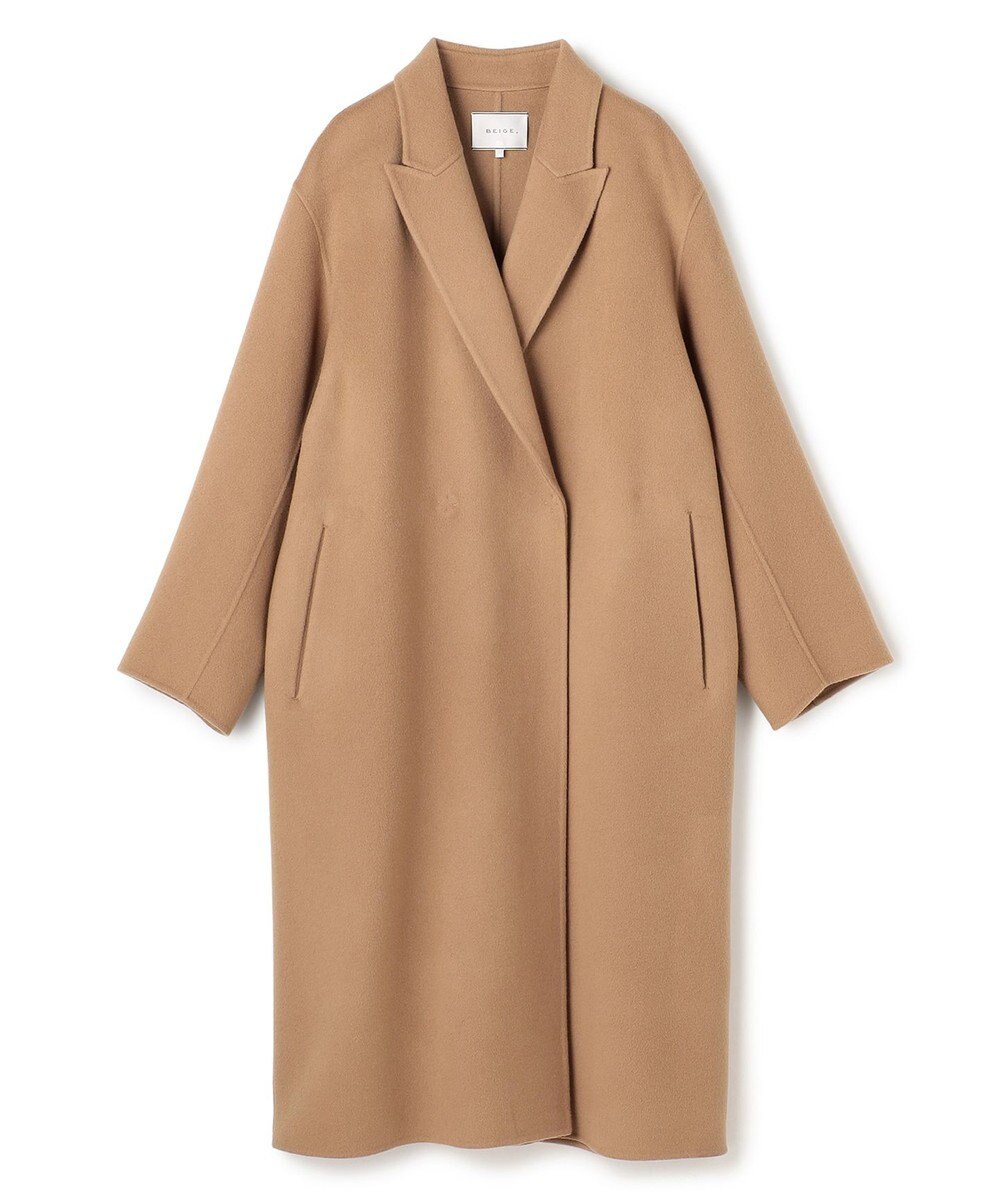 BEIGE， ZION / ウールロングチェスターコート 