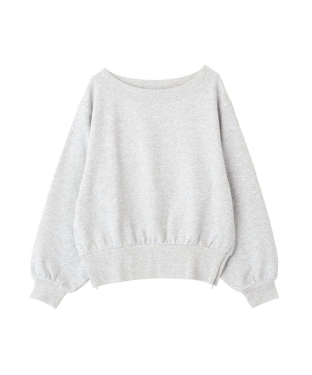 earth music&ecology 裾スリット裏毛プルオーバー 