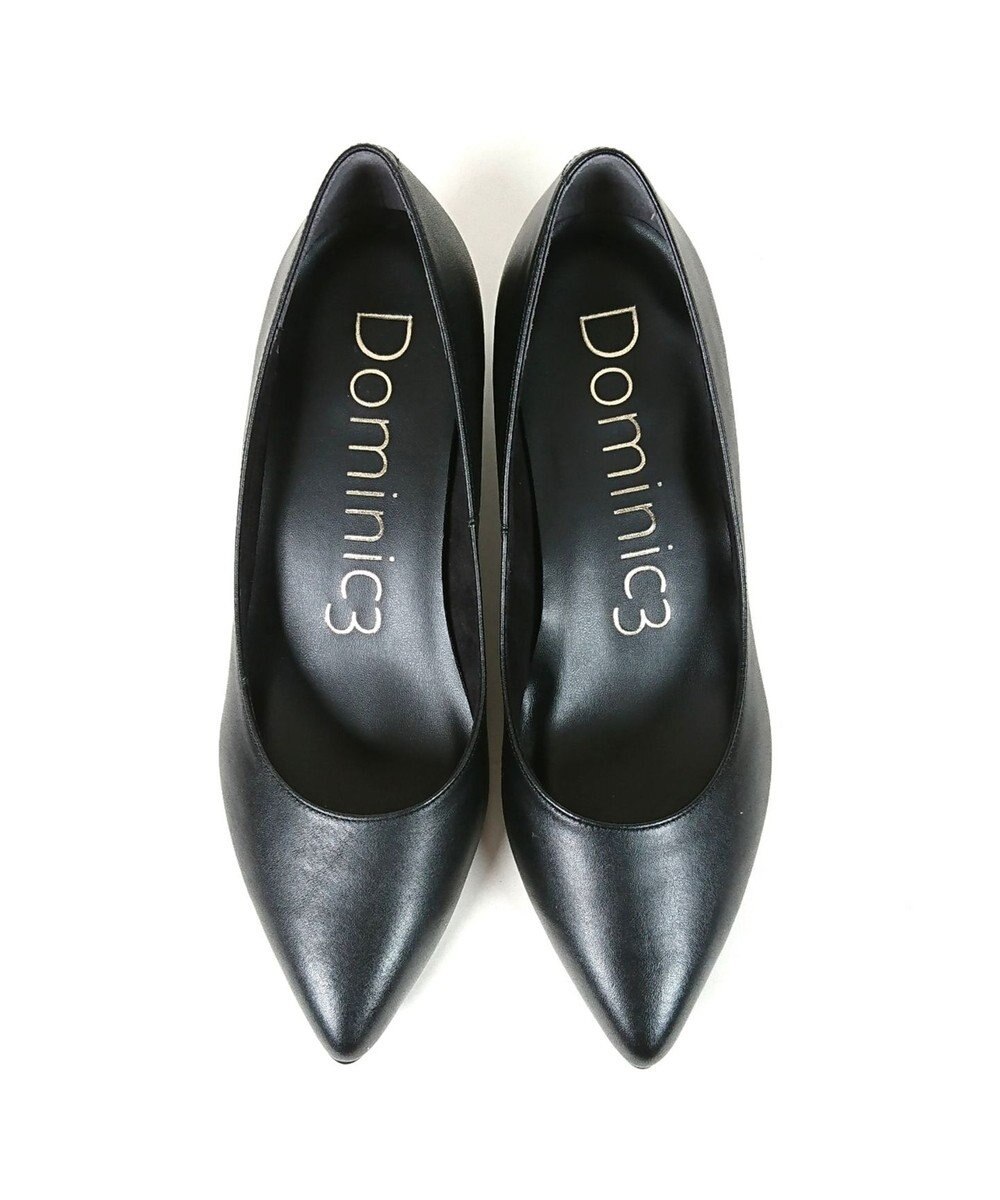 Dominic3 晴雨兼用 ポインテッド レザーパンプス 