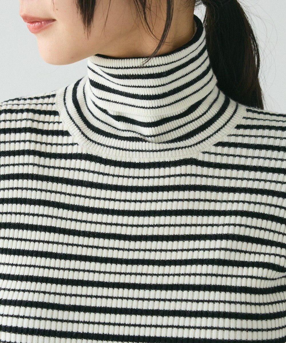 CRAFT STANDARD BOUTIQUE 洗える/とてもちリブタートルネックニットプルオーバー/24AW 