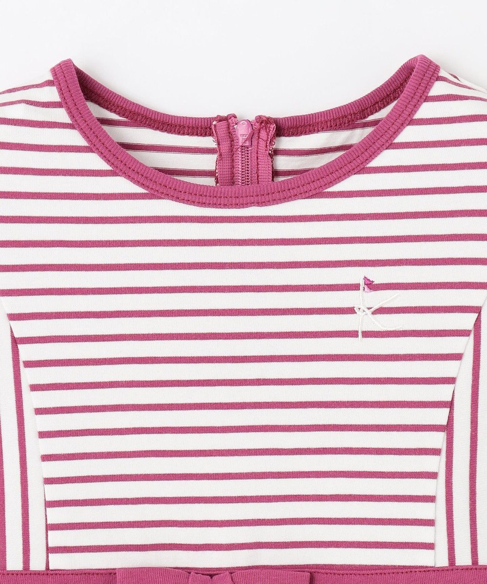 組曲 KIDS 【110-140㎝】マリンボーダー ワンピース 