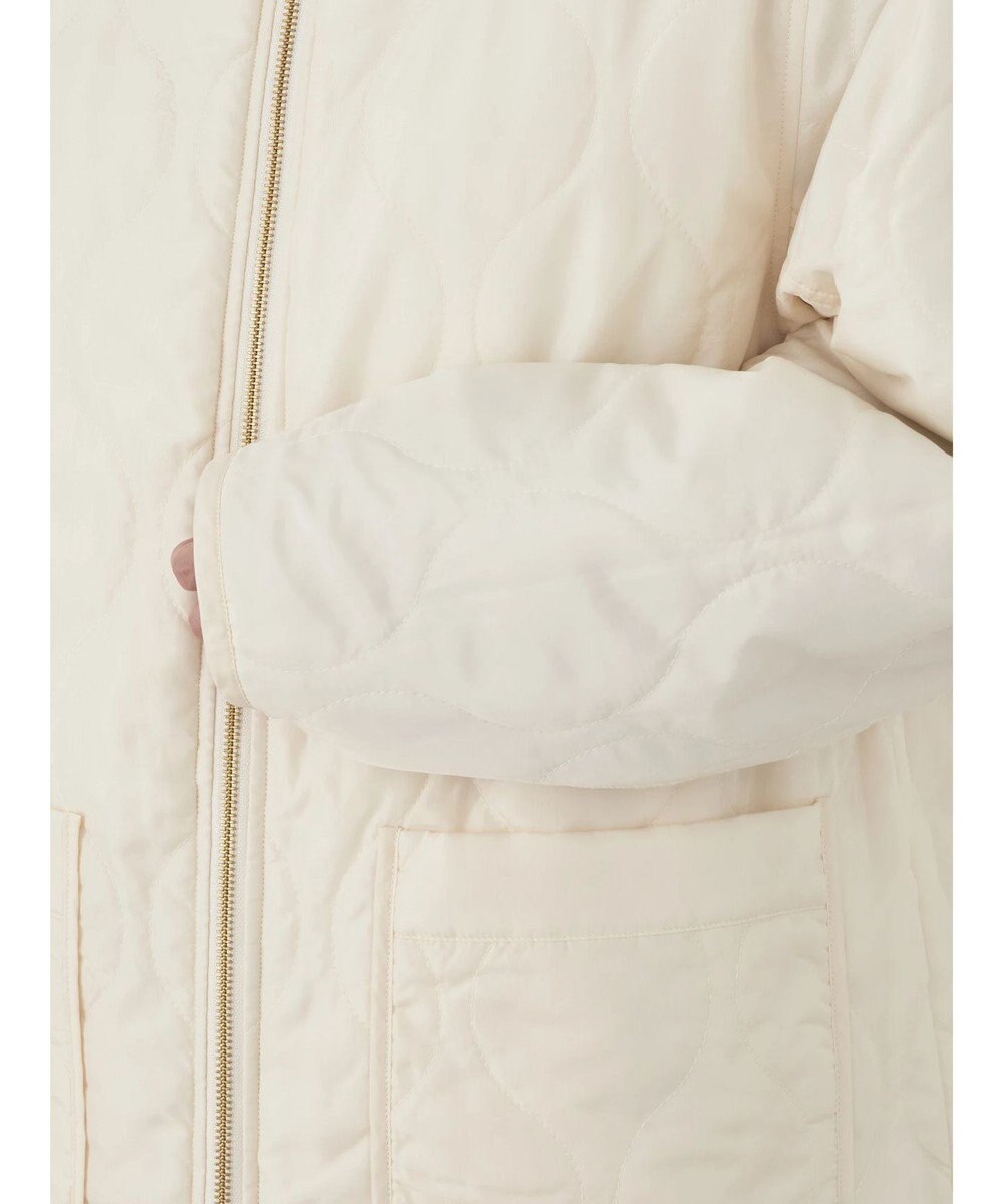 earth music&ecology ファー＆キルティングリバーシブルコート 