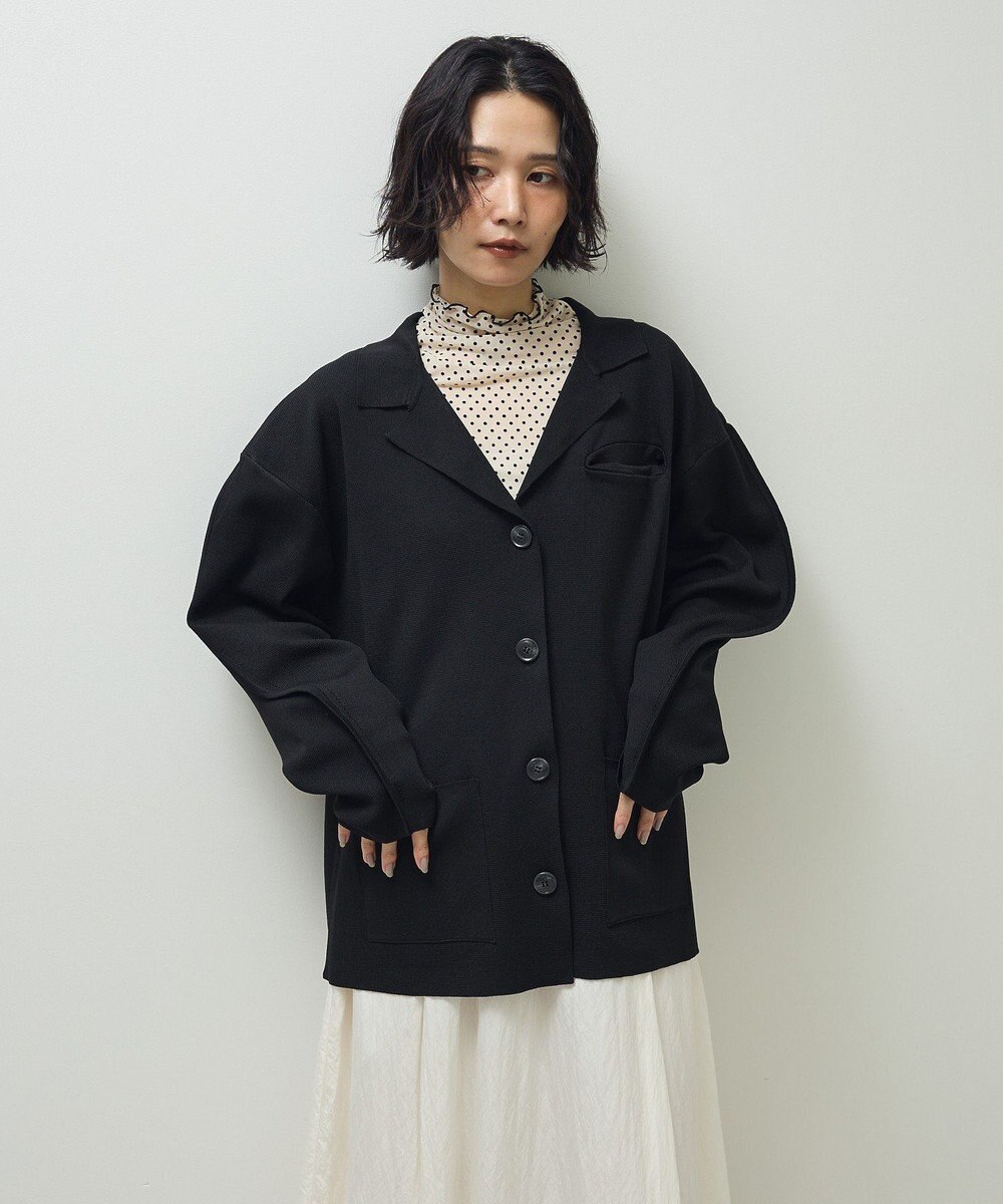 Green Parks ・ＥＬＥＮＣＡＲＥ　ＤＵＥ　ニットシングルジャケット 