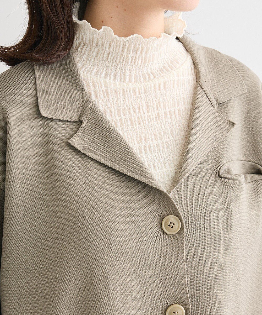 Green Parks ・ＥＬＥＮＣＡＲＥ　ＤＵＥ　ニットシングルジャケット 