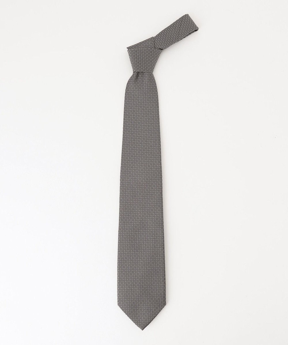 J.PRESS MEN 【J.PRESS BLACK&WHITE COLLECTION】小紋柄 フォーマルネクタイ 