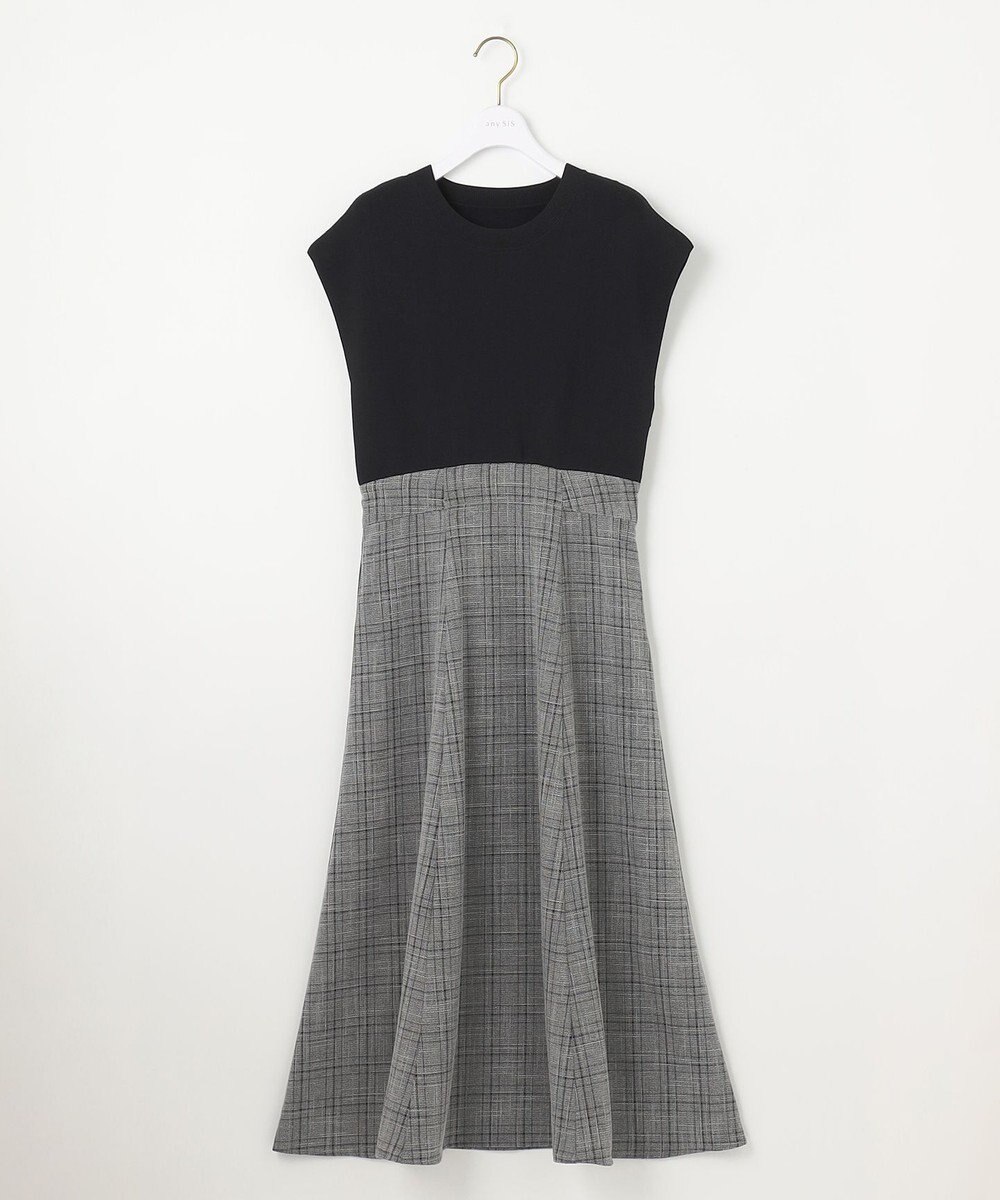 ANY SIS 【洗える】ニットコンビ ワンピース 