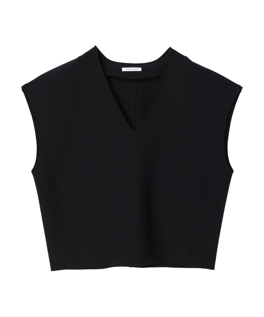 AMERICAN HOLIC クレープジョーゼットＶネックベスト 