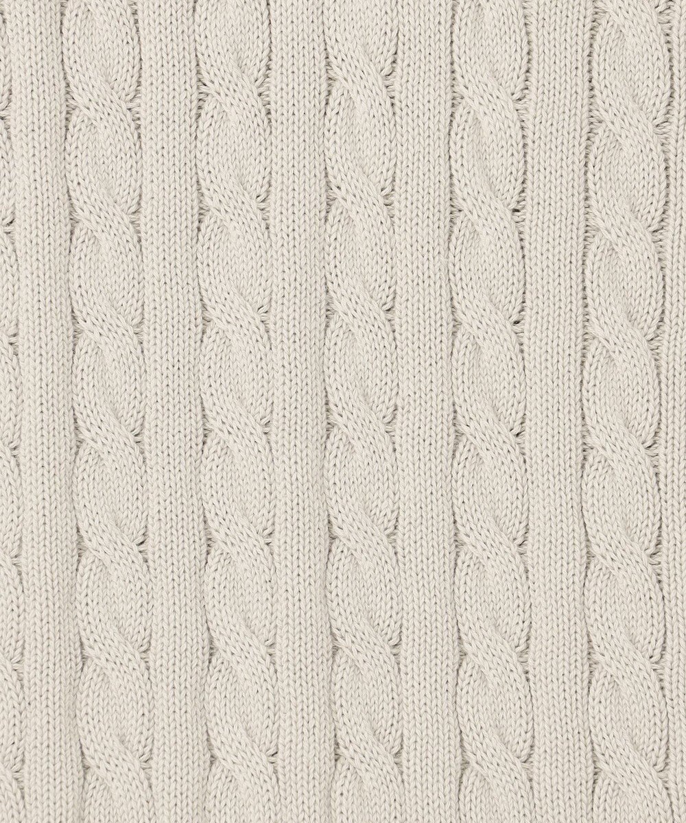 J.PRESS YORK STREET 【UNISEX】コットンケーブルチルデン ニットベスト 