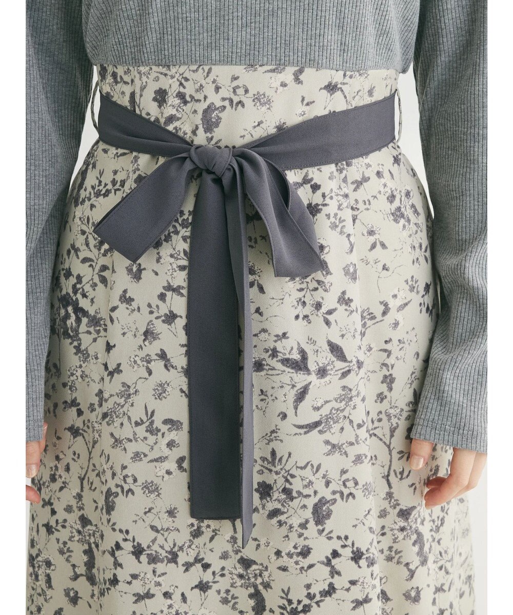 Green Parks ・ＥＬＥＮＣＡＲＥ　ＤＵＥ　リブ×フラワーキリカエワンピ 