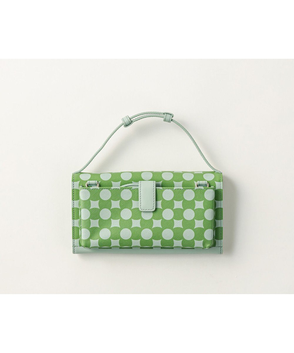 MIYABIYA La quoh with kirakaracho 南蛮七宝プリントレザー お財布ショルダー 