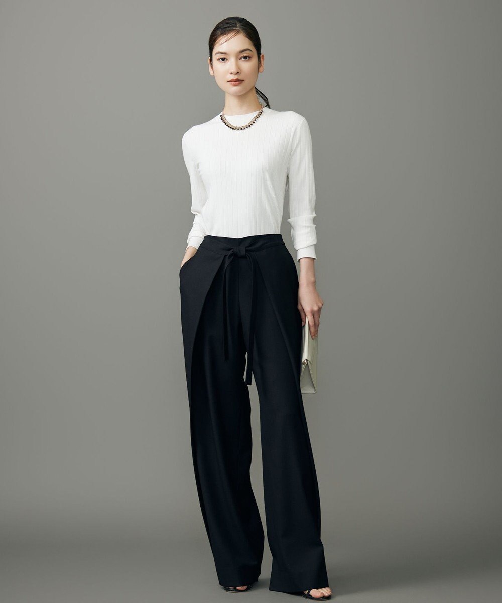 自由区 L 【SHIHOさん着用】フロントディテールラップワイド パンツ 
