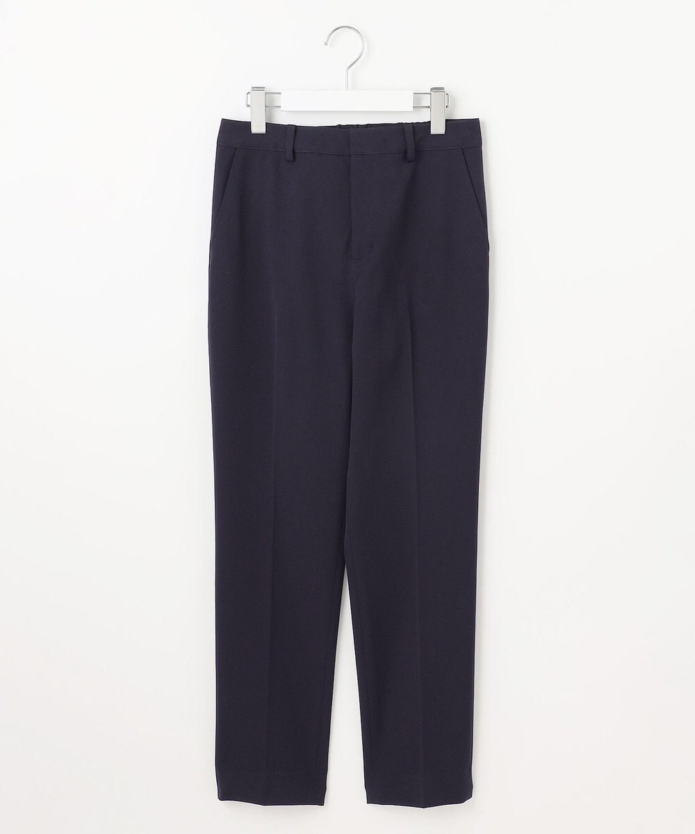 J.PRESS LADIES L 【洗える】T/Rアルガンシルク テーパード パンツ 