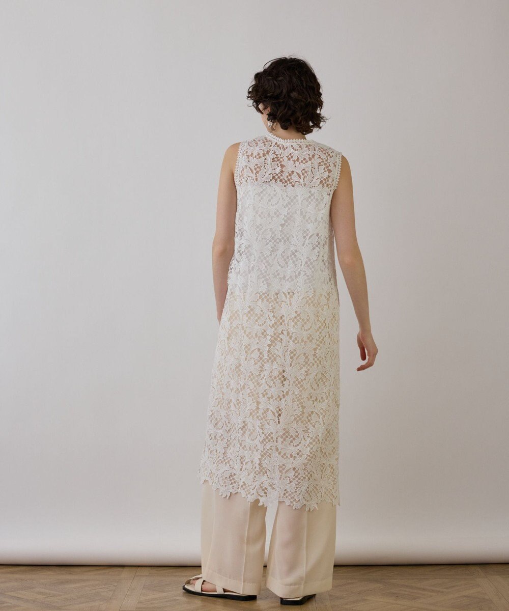 GRACE CONTINENTAL ケミカルレースストレートトップ 