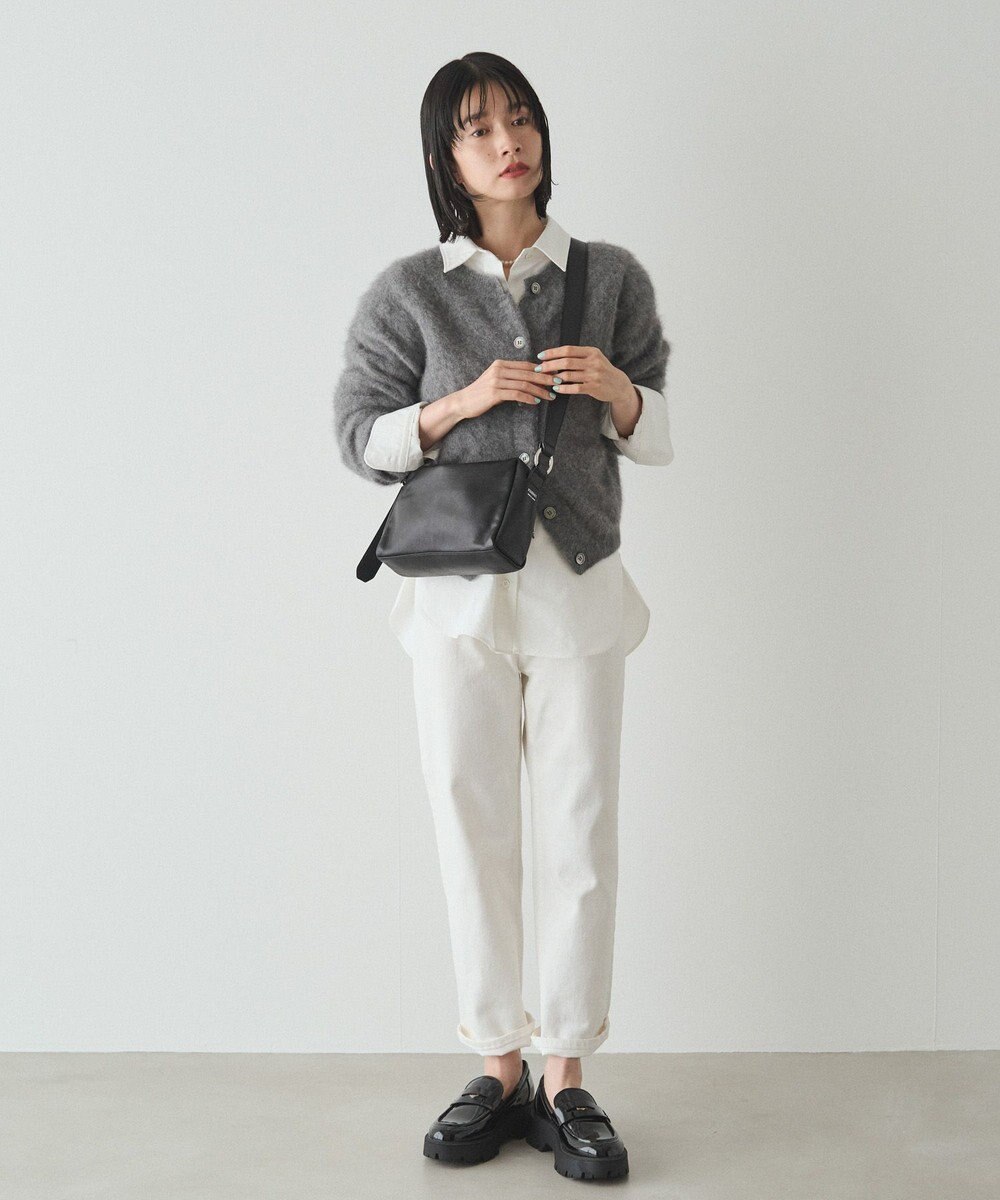 russet 【2025AW新作】レザースクエアショルダーバッグ(CE-1575) 