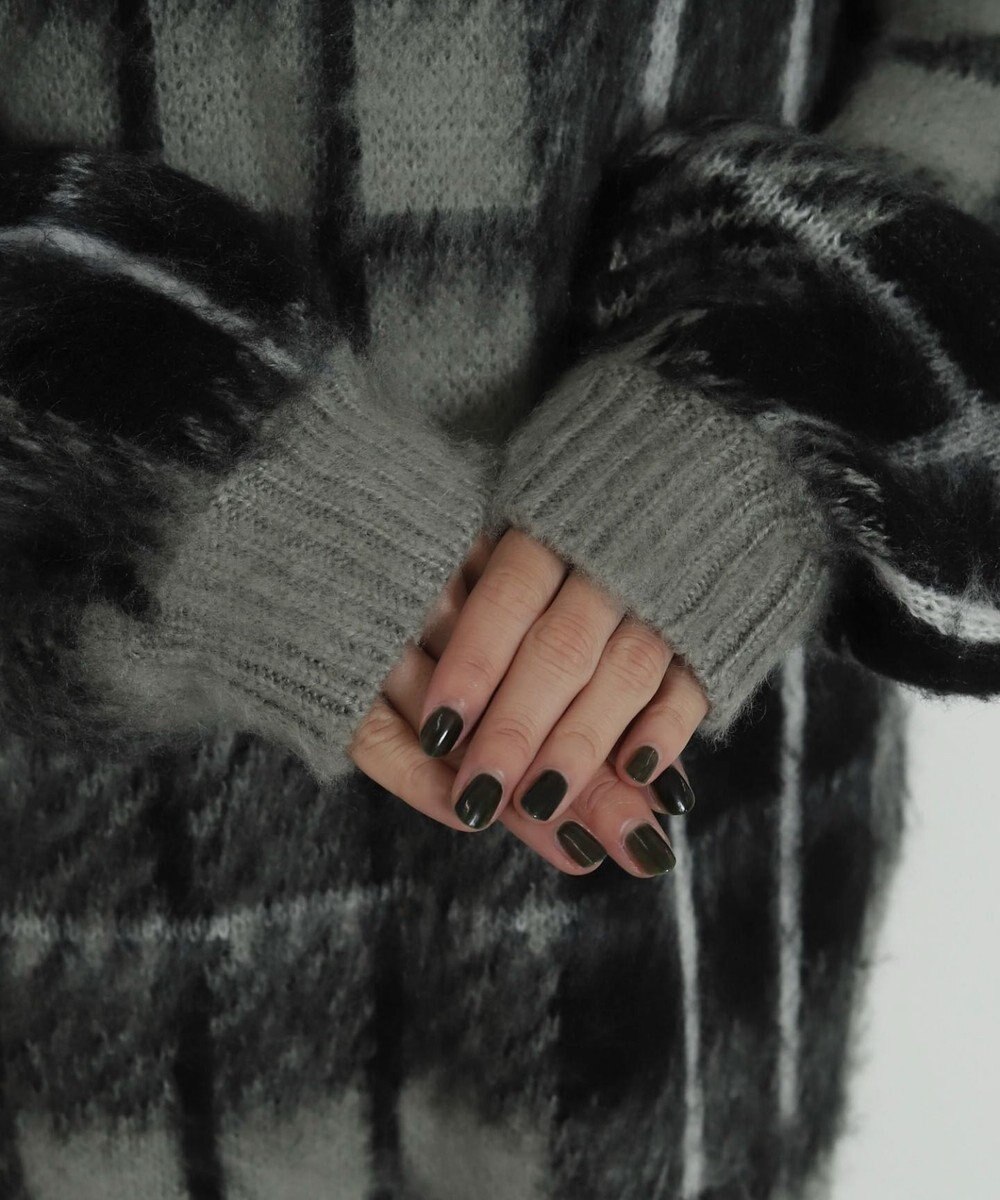 WEGO 【2025年秋冬新作】シャギーパターンニットBIGプルオーバー 