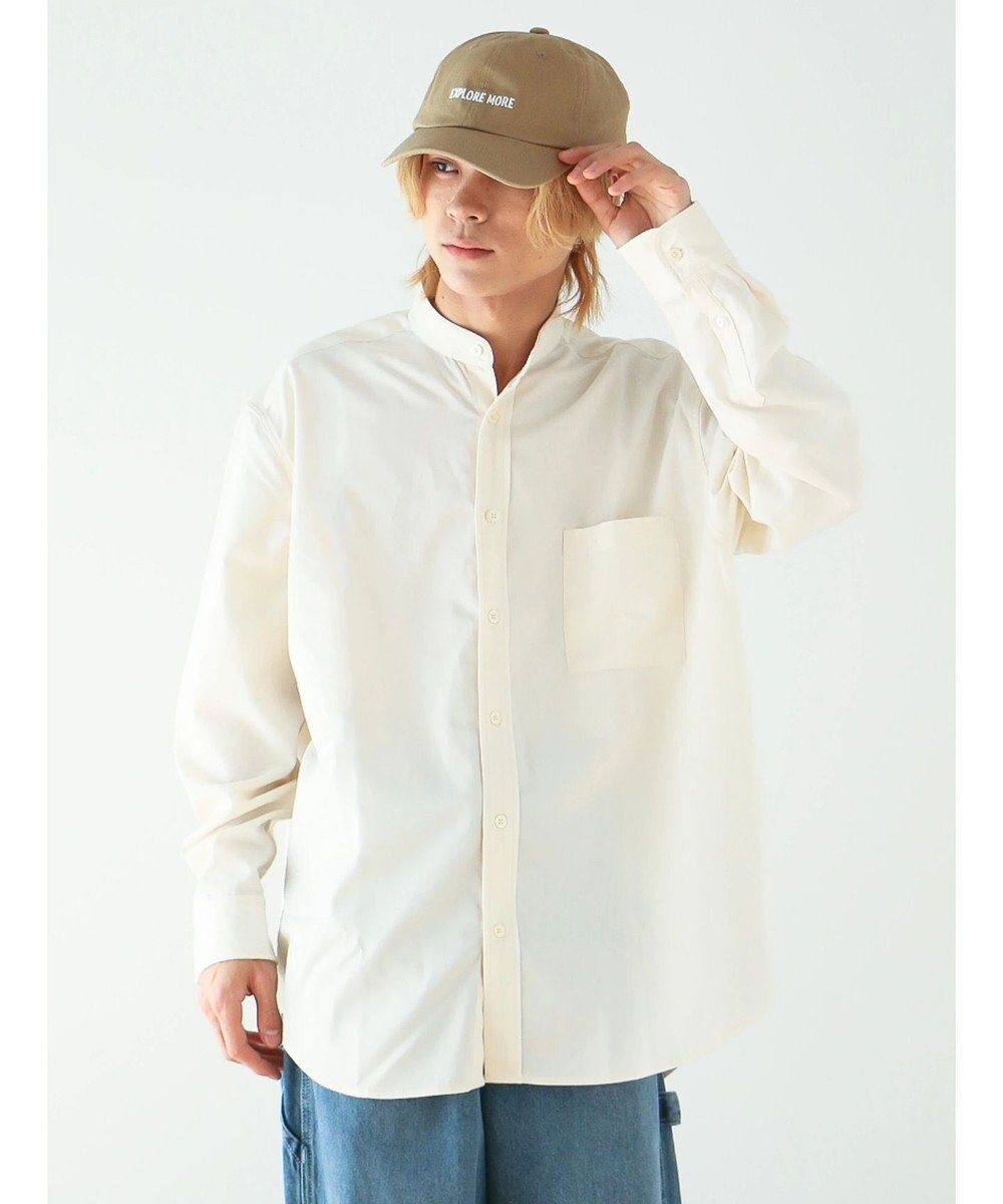 CRAFT STANDARD BOUTIQUE Ｔ／Ｒバンドカラーシャツ 