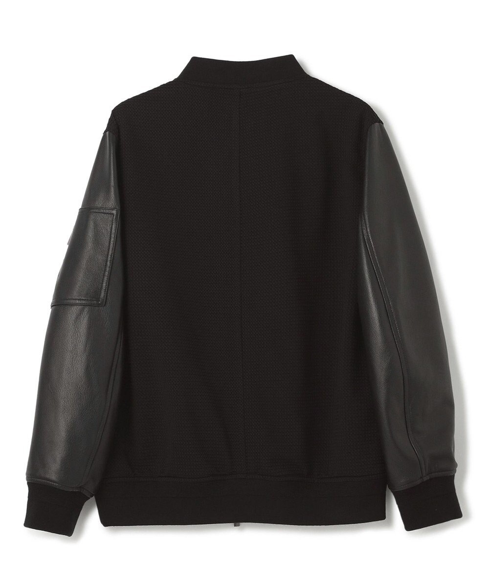 JOSEPH HOMME ライトタックブロックレザー　ブロッキングブルゾン 