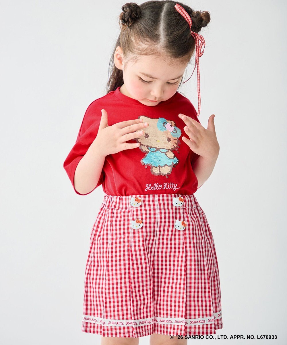 ANY KIDS 【サンリオキャラクターズ×ANY KIDS】ひんやり ミラクルスパンコール Tシャツ 