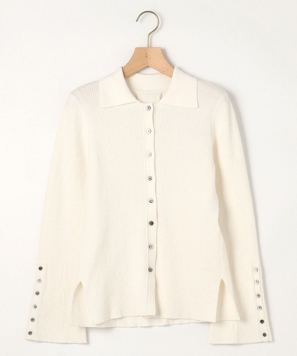 組曲 L 【WEB限定】ミニブークレー襟付きニットポロ 