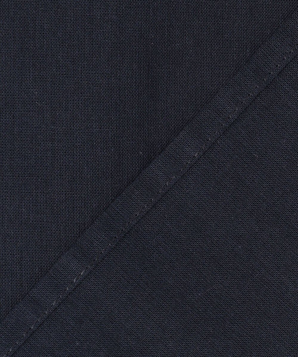 自由区 バンドカラーコットン ブラウス 