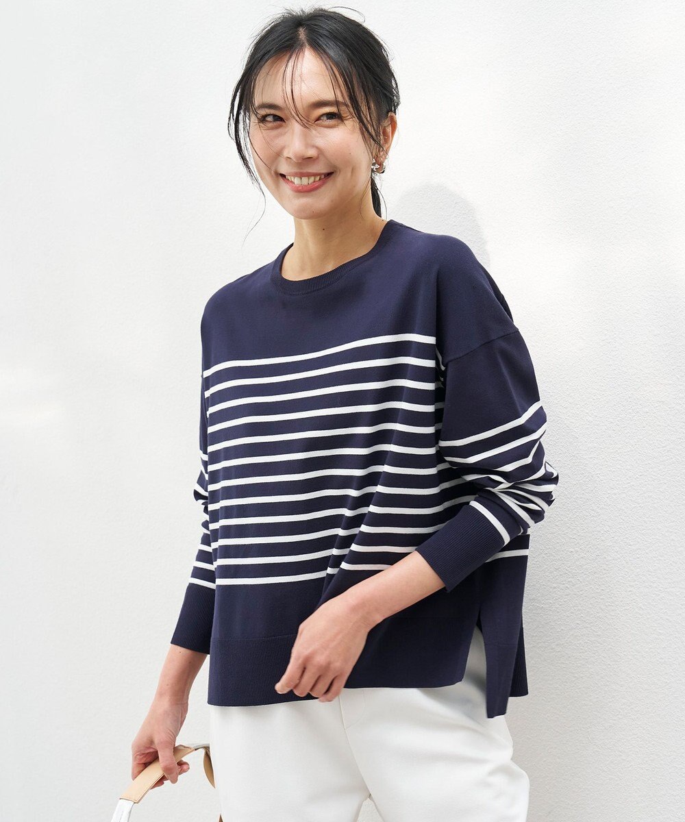 UNFILO L マイビューティ クルーネック ニット 