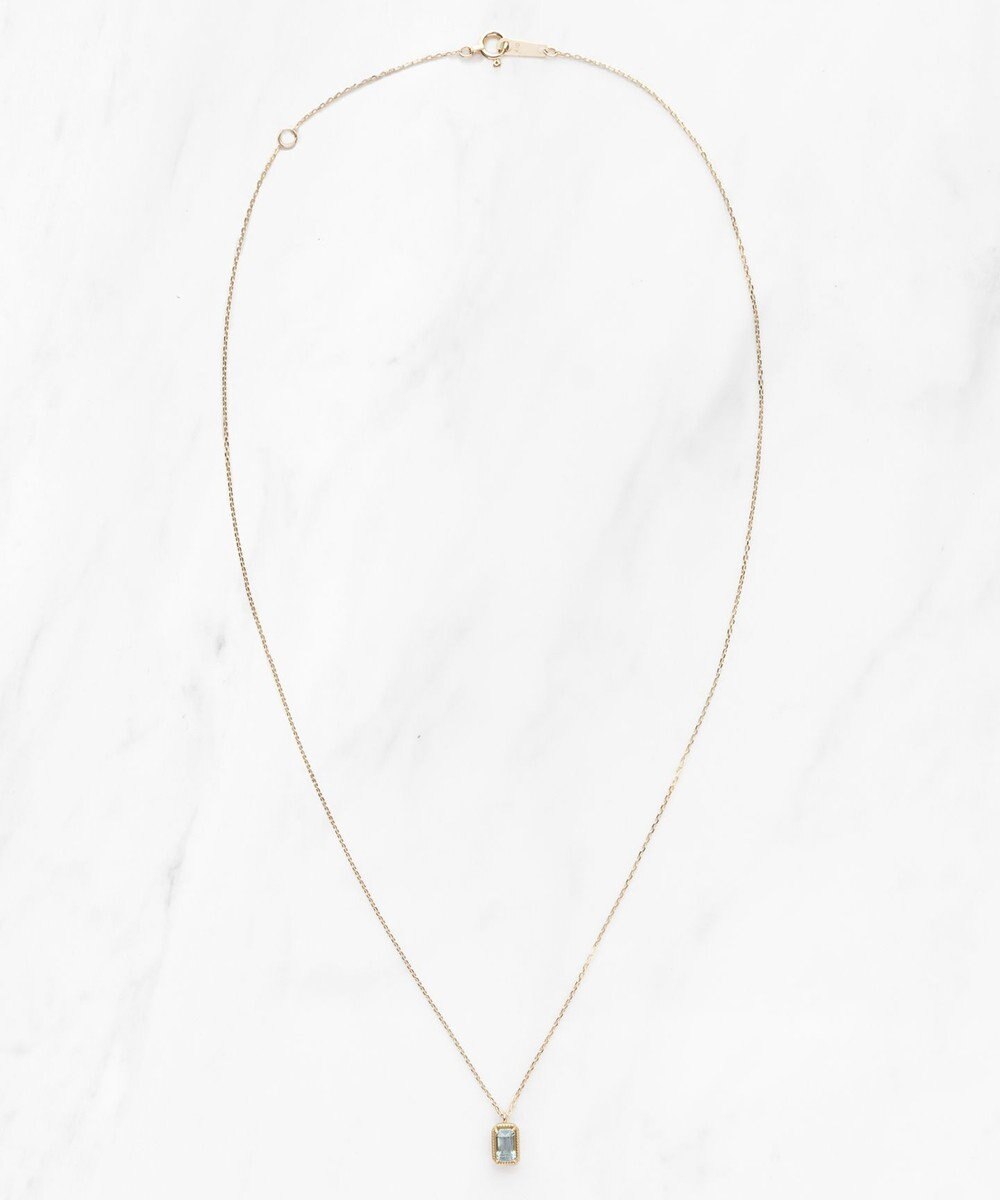 TOCCA 【WEB＆数量限定】CROCHET OF COLOR  NECKLACE K10 アクアマリン ネックレス 