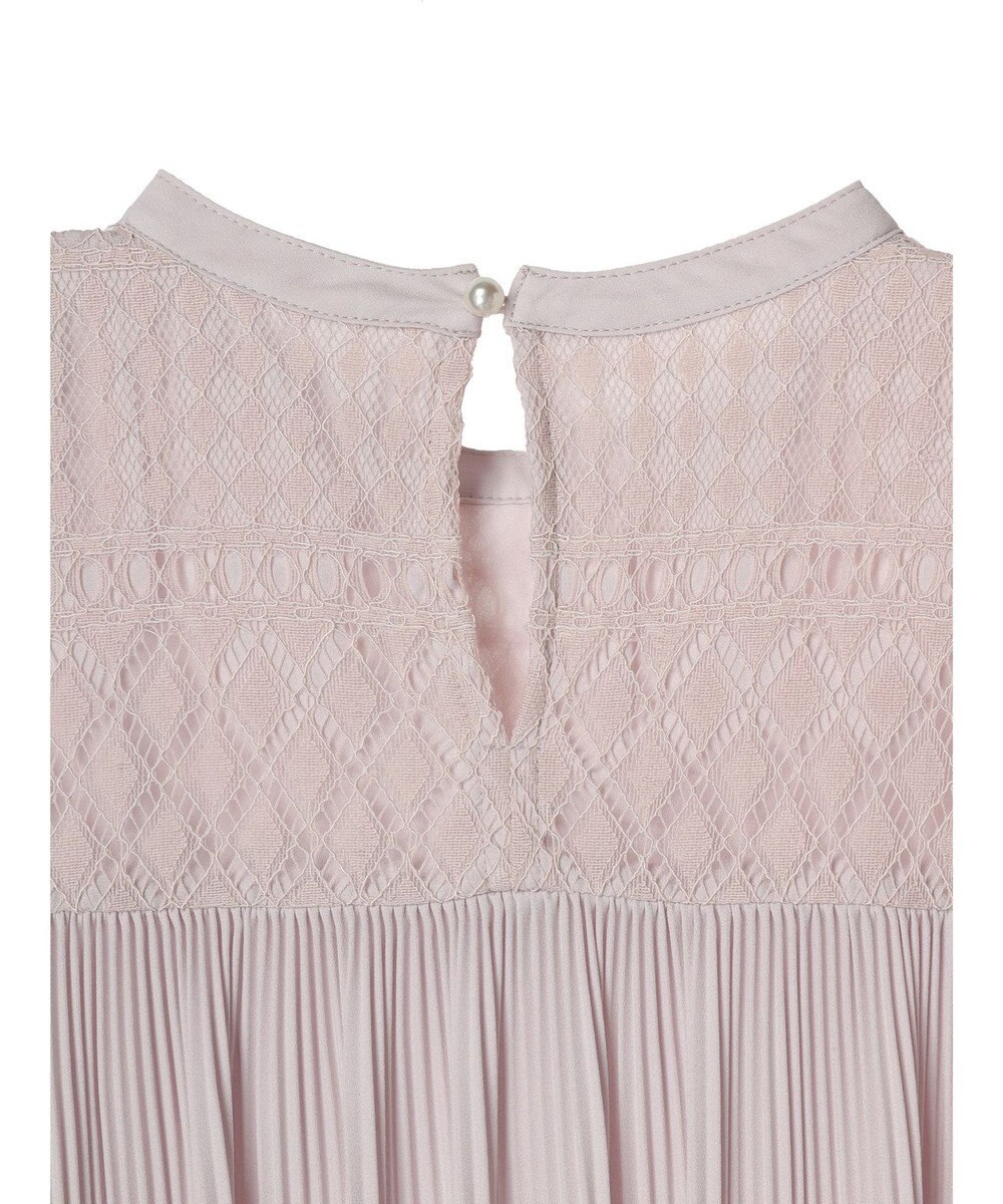 earth music&ecology レースプリーツブラウス 