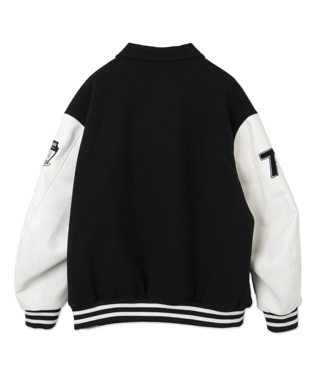 WEGO 【ユニセックス着用ITEM/SMLサイズ展開】メルトンワッペンスタジャン 