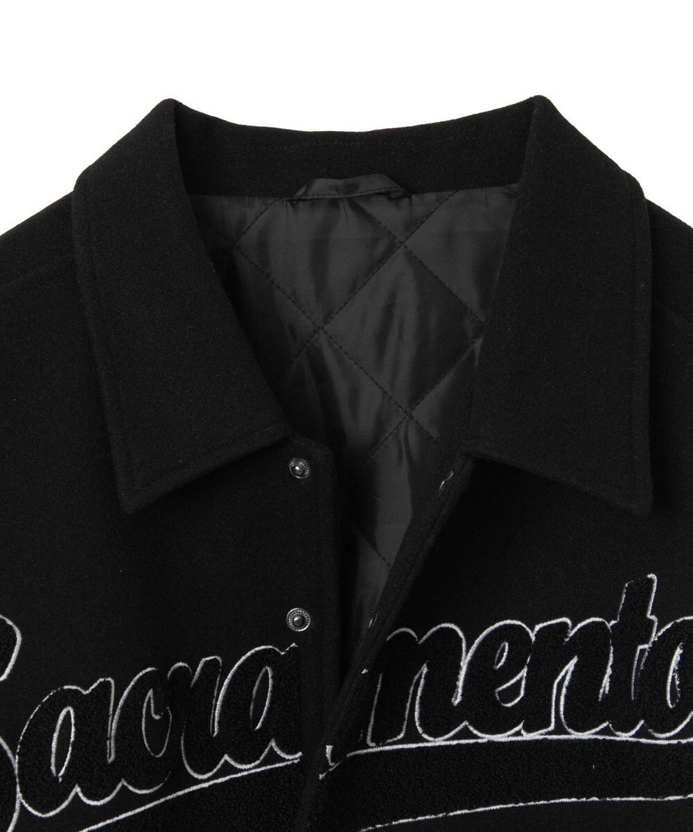 WEGO 【ユニセックス着用ITEM/SMLサイズ展開】メルトンワッペンスタジャン 