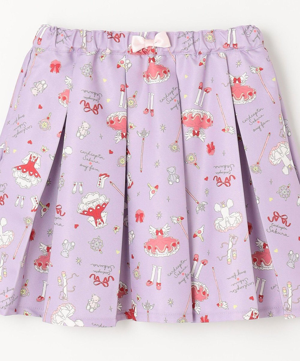 ANY KIDS 【カードキャプターさくら×any FAM】総柄 スカート 