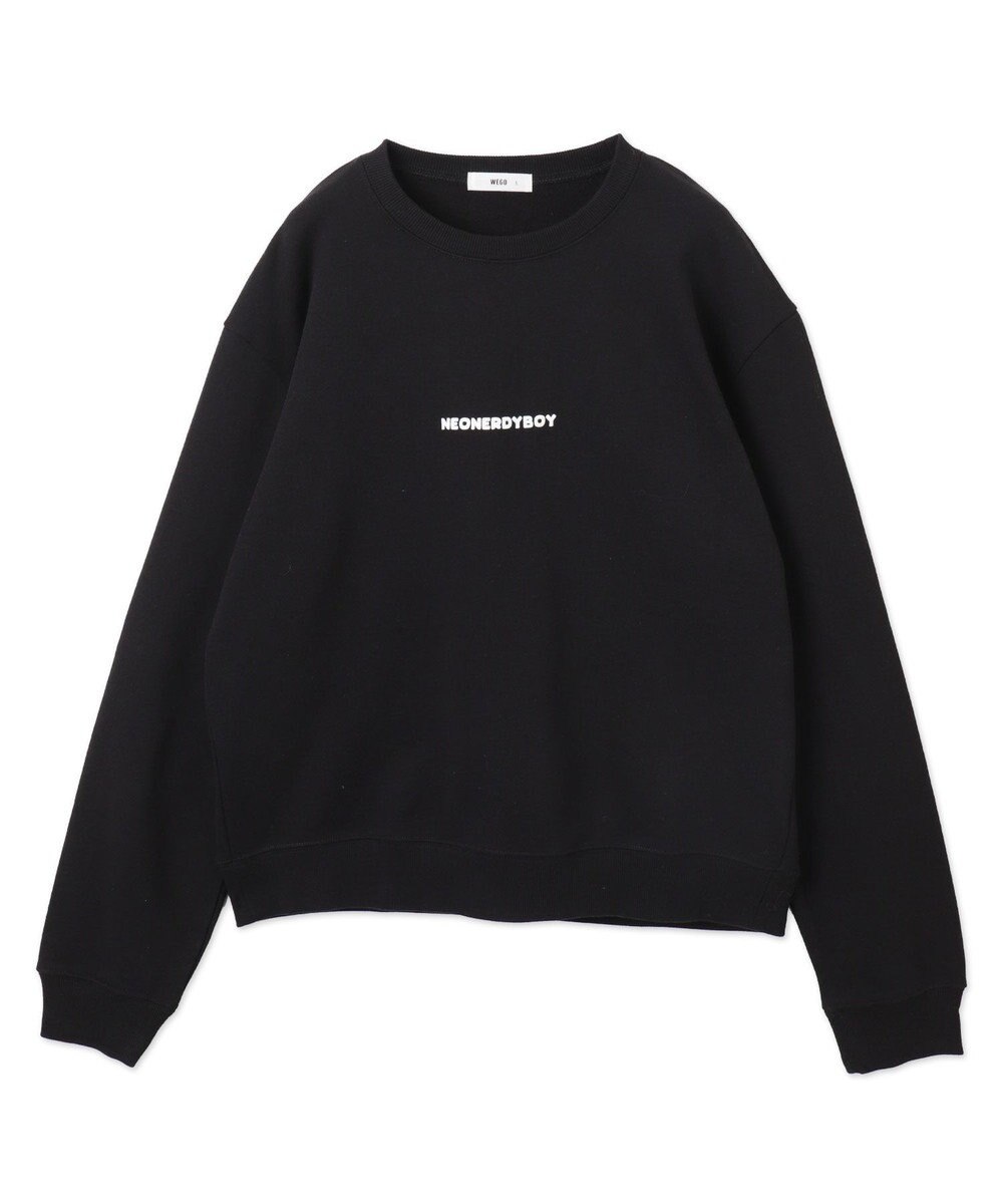 WEGO 【ユニセックス着用ITEM】THEBOYエルボーパッチクルーネックPO 