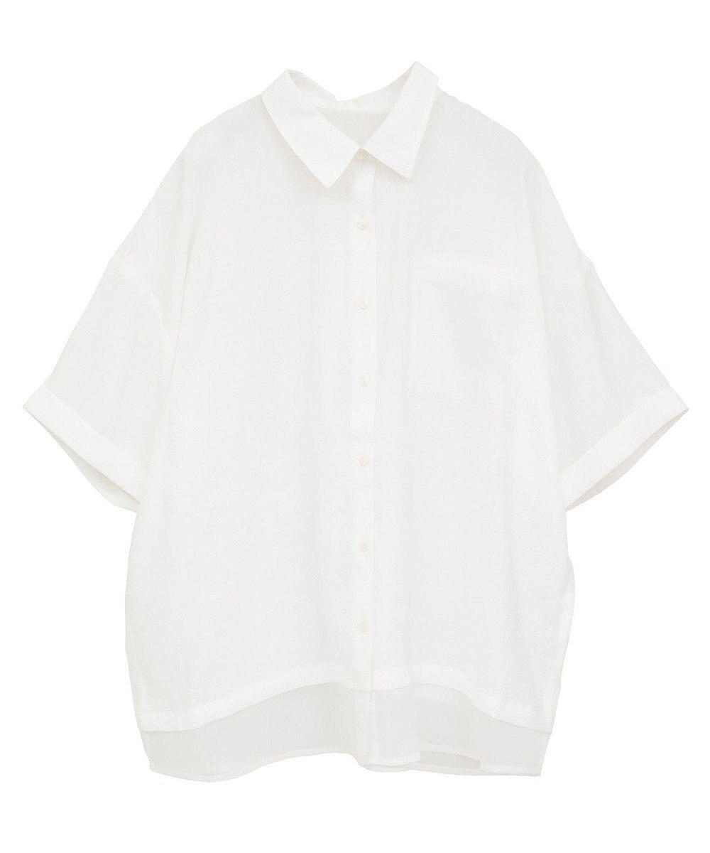 Green Parks 裾レイヤードショートスリーブシャツ 